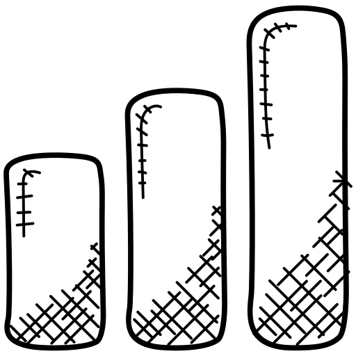 Signals vertical lines signal bar icon