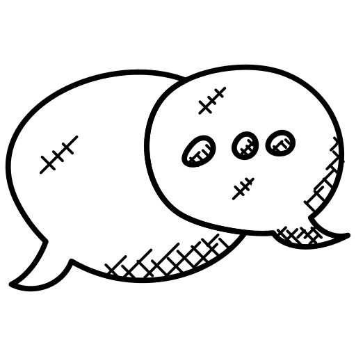 Conversation chat box speech bubble speech icon