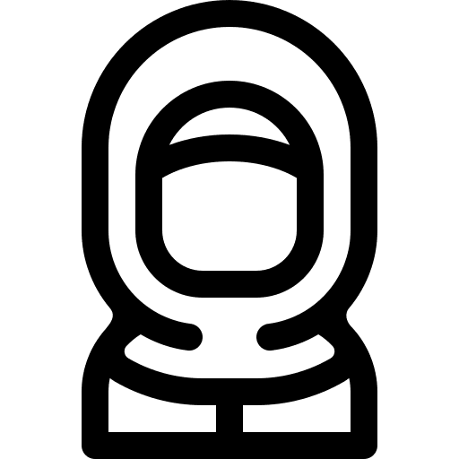 Hijab kid and baby cultures child icon