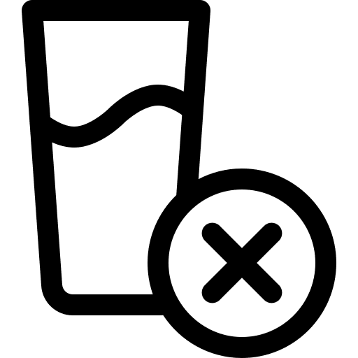 No drink cultures food and restaurant no drink icon