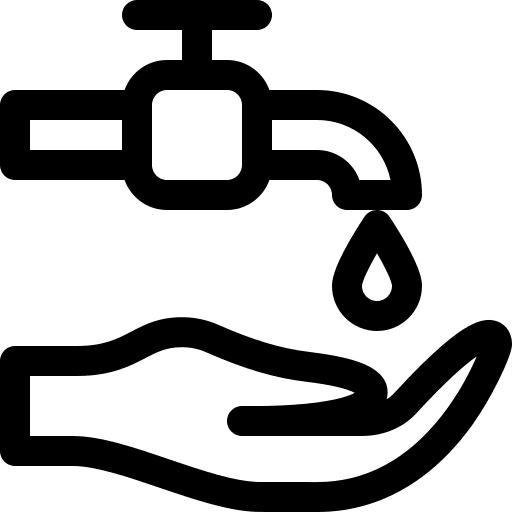 Water water tap handwash drop icon
