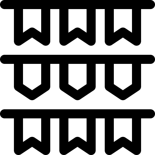 Garlands garlands celebration ornaments icon