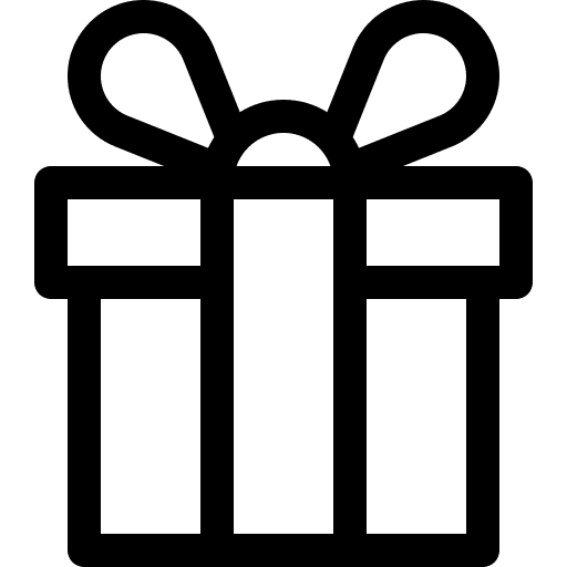 Gift box present birthday and party box icon