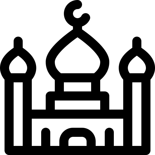 Mosque architecture and city city mosque icon