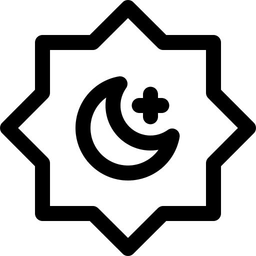 Muslim religion rub el hizb cultures icon