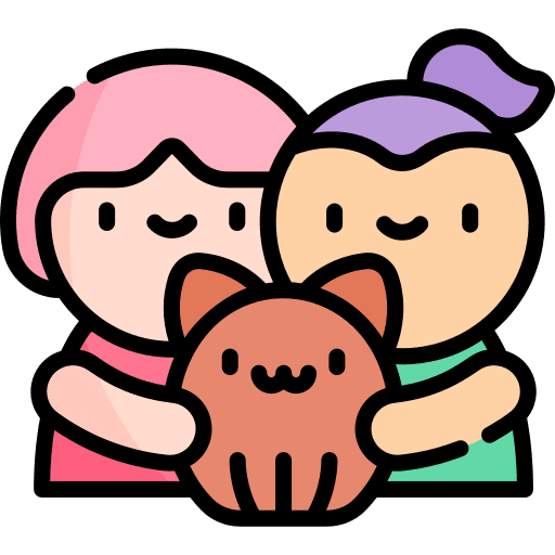 Gay familiar people woman icon