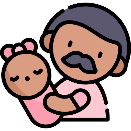 Newborn single daughter newborn icon