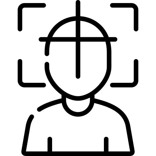 Head head brain electronics icon