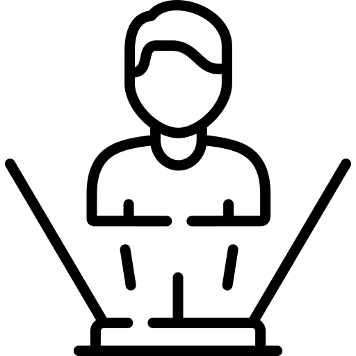 Holographic holographic projection touch screen icon