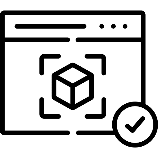 Rendering 3d display architecture and city 3d graphics icon