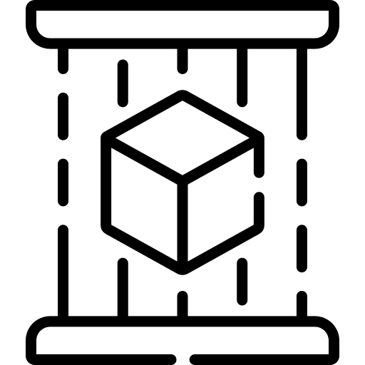 Cube electronics cube digital icon