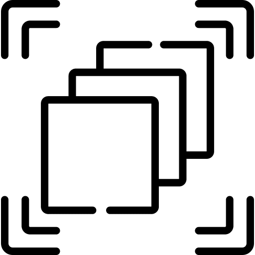 Depth perception electronic digital virtual reality icon