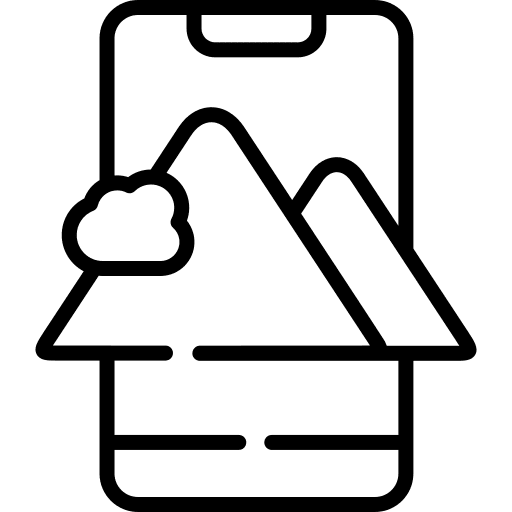 Augmented reality smartphone controller augmented reality icon