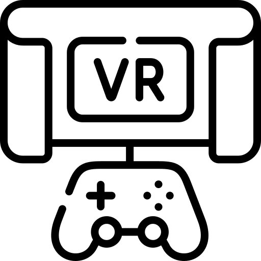 Vr game video game game controller vr game icon