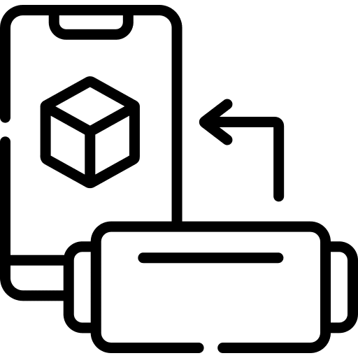 Vr glasses augmented reality gaming virtual reality glasses icon