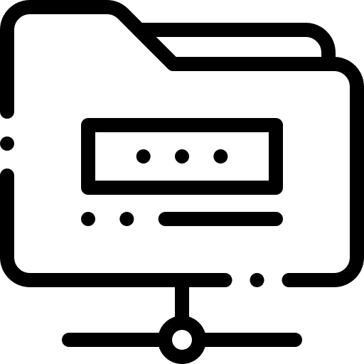 Folder office material materials storage icon