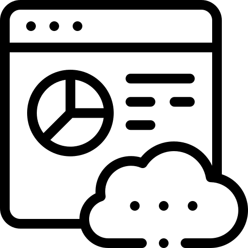 Analytics ui seo and web report icon