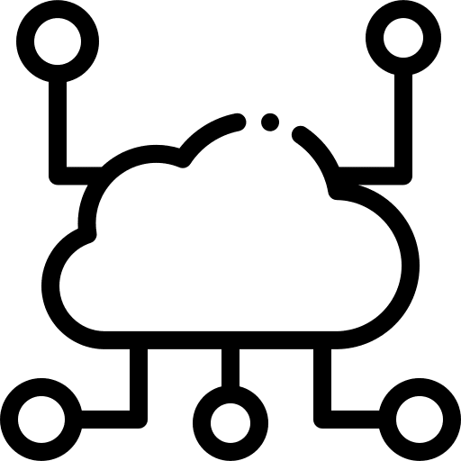 Cloud network web net icon