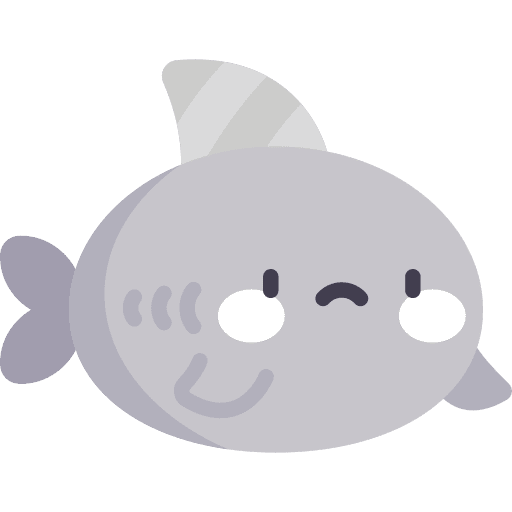 Shark wild animals fin nature icon