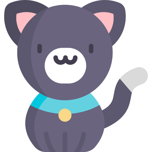 Cat feline animals cat icon