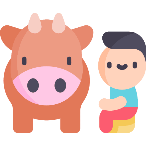 Cow milk animal kingdom mammal icon