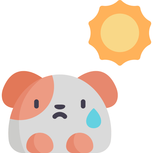 Dog dog sun animals icon