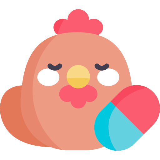 Poultry food industry poultry farming icon