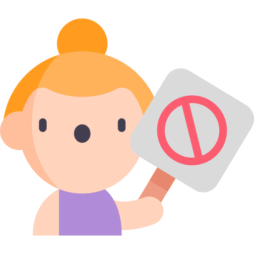 Activist ecologist people animal rights icon