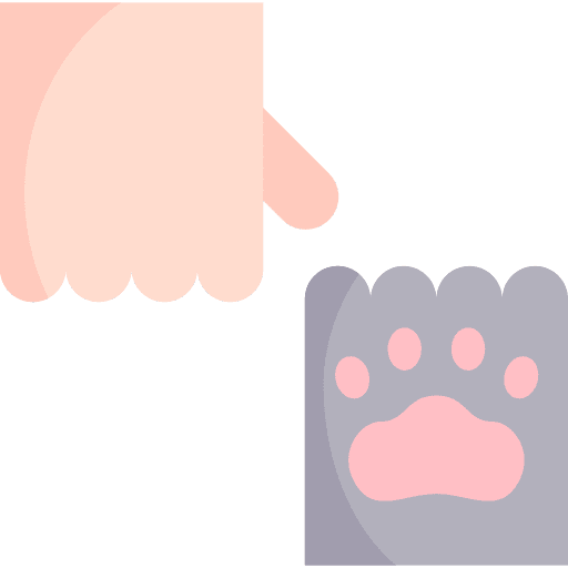 Paw animal kingdom care welfare icon