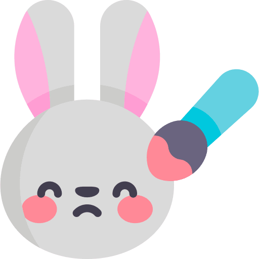 Animal testing makeup rabbit animal kingdom icon