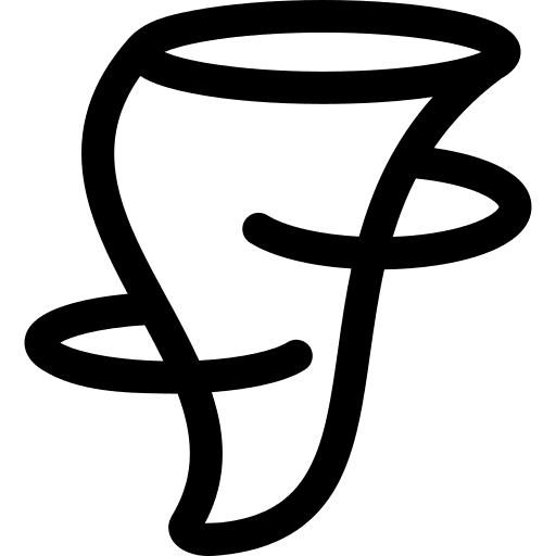 Tornado tornado wind stormy icon