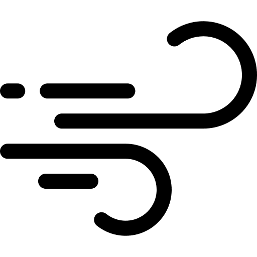 Wind weather cold snow icon