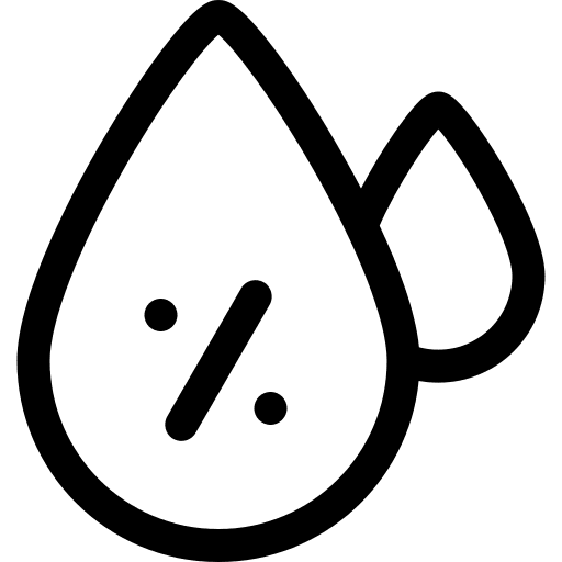 Humidity rain humidity weather icon