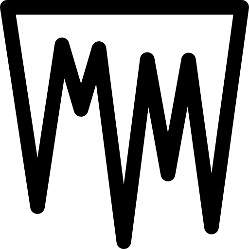 Icicles weather winter cold icon