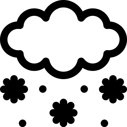 Snow snow holidays nature icon