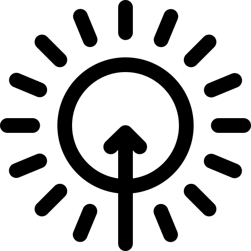 Sunrise holidays sea travel icon