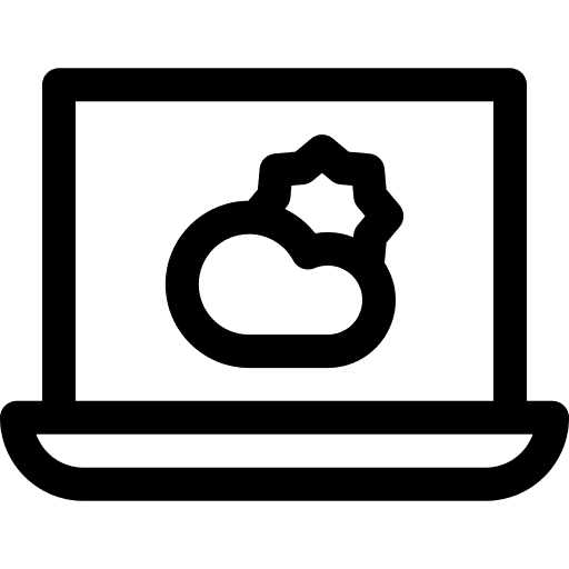 Weather electronics news report weather icon