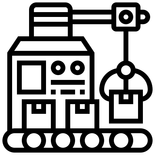 Conveyor production manufacture conveyor icon