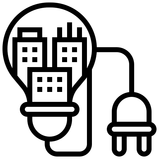 Energy saving ecologism light bulb energy saving icon