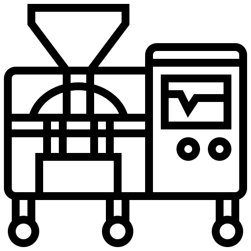 Machine electronics production machine icon