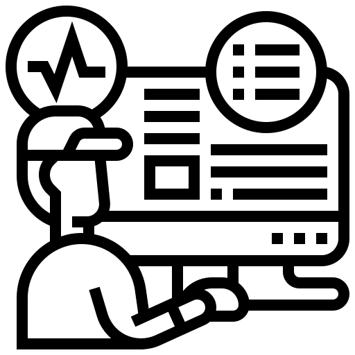 Monitoring maintenance screen program icon