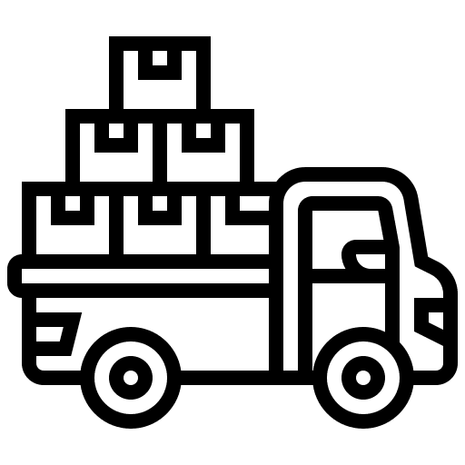 Shipment logistics delivery logistic trucks icon