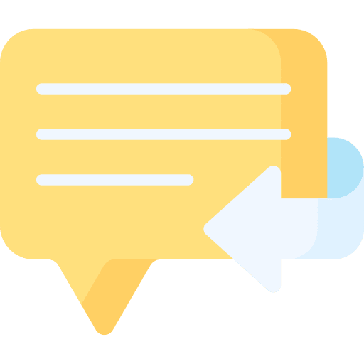 Chat speech bubble chat message icon