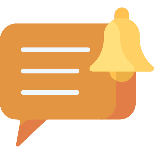 Chat speech bubble dialogue notification icon