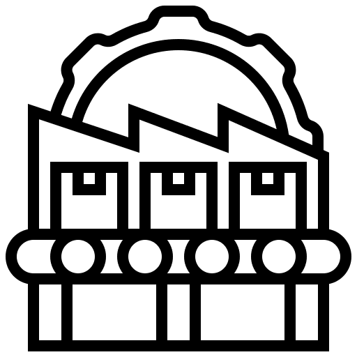 Industry machine facility automatic icon