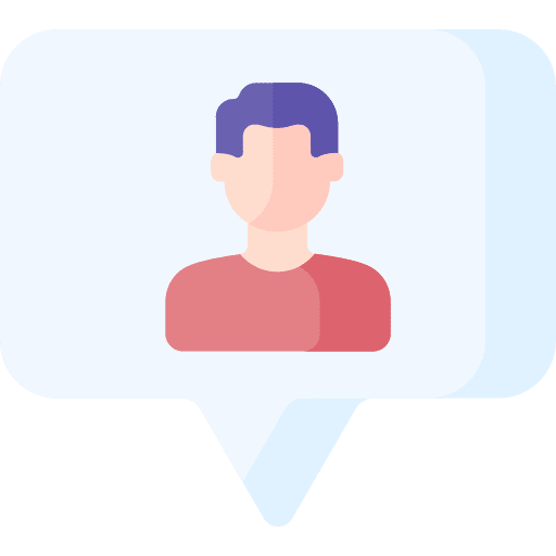 Chat conversation speech bubble message icon