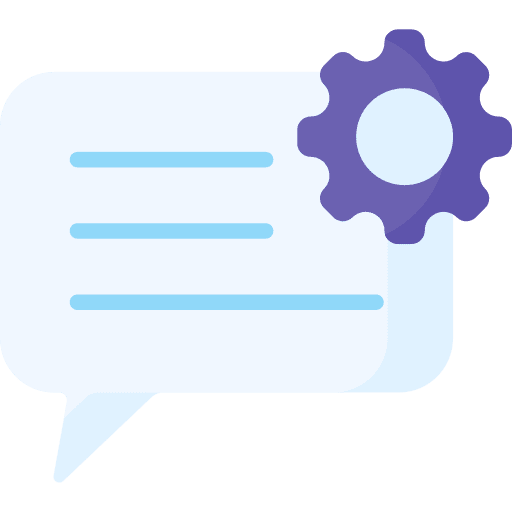 Chat dialogue message communications icon