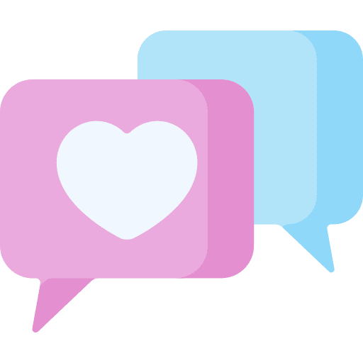 Chat dialogue speech bubble conversation icon