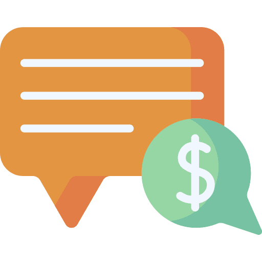 Chat speech bubble message dialogue icon