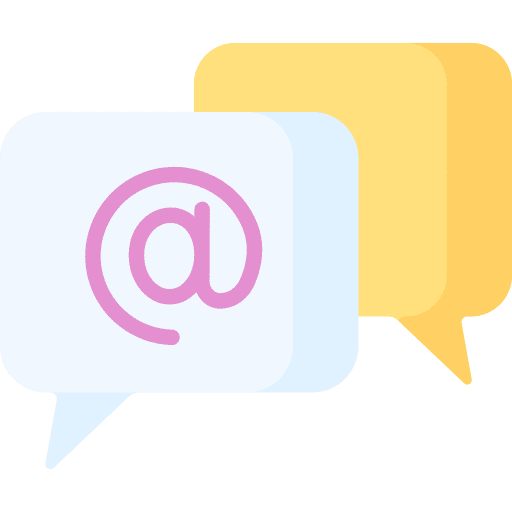 Chat speech bubble dialogue chat icon